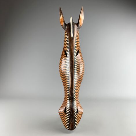 www.brandonthatchers.co.uk African Horse Mask. Hand Carved & Painted. Fair Trade, Sustainable and Ethical