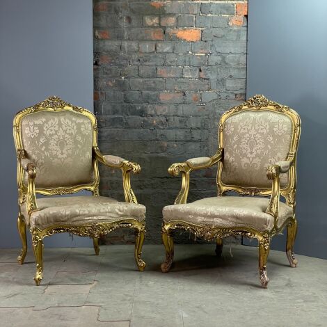 Chairs Pair, Decorative Mouldings - RENTAL ONLY