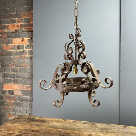 Rustic Hanging Lamp - RENTAL ONLY