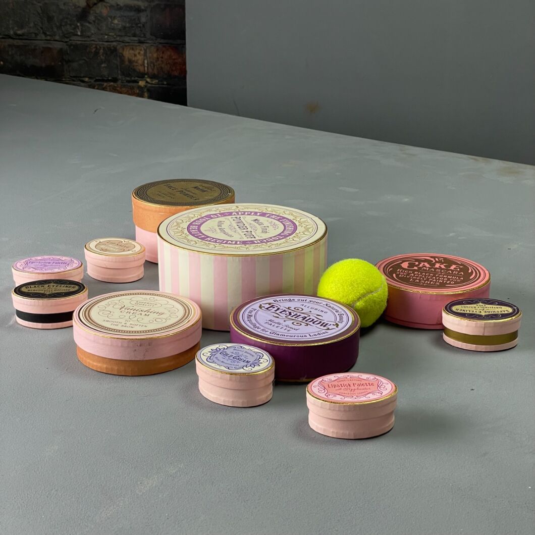 Powder Boxes Vintage Puffs and Powder Boxes - RENTAL ONLY - Brandon Thatchers