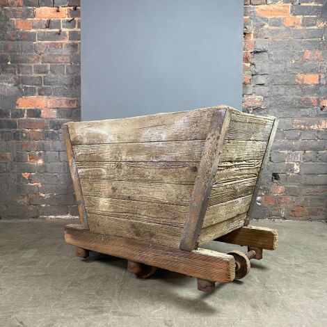 Wooden Mining Cart - RENTAL ONLY