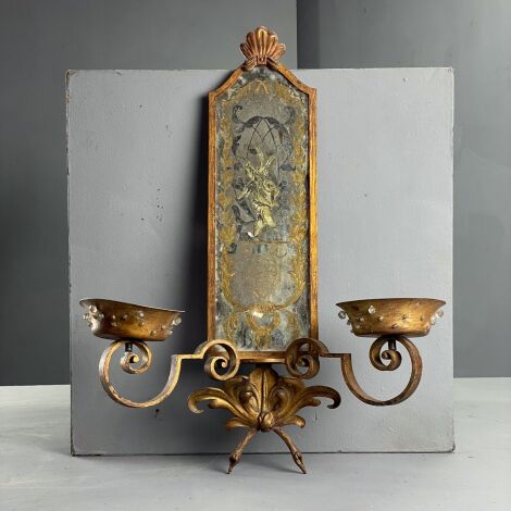 Girandole Wall Mirror (x2 available) - RENTAL ONLY