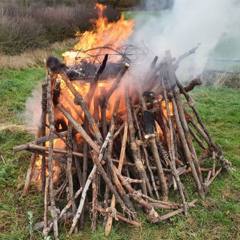 Funeral Pyre, SP FX Rig, Including Single Corpse - RENTAL ONLY