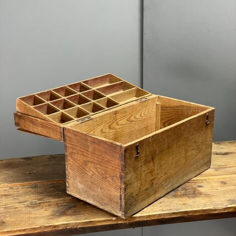 Old Pine Wooden Storage Box - RENTAL ONLY