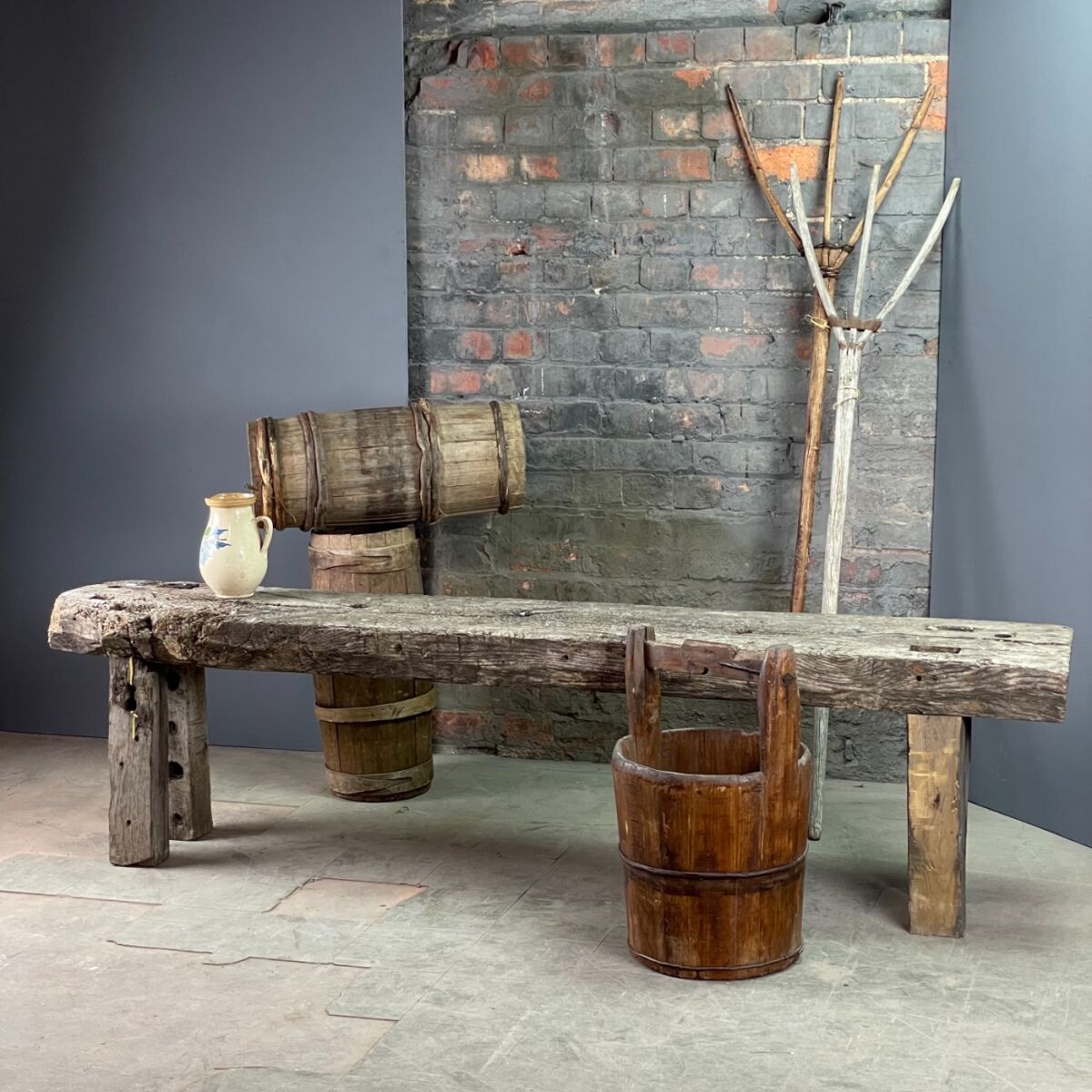 Wooden Bench RENTAL ONLY Brandon Thatchers