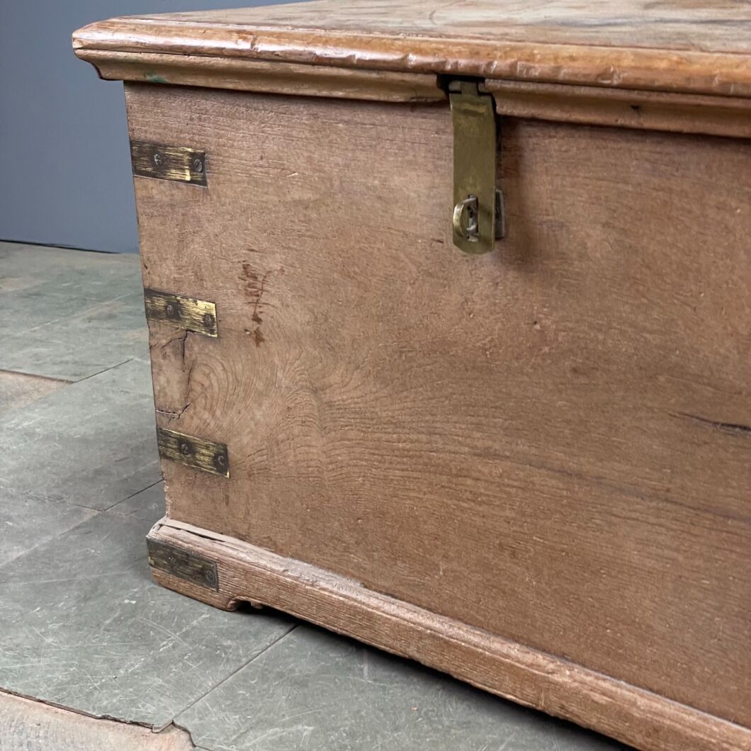 Old shop wooden chest