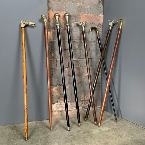 Ornate Vintage Hand Crafted Walking Sticks - RENTAL ONLY