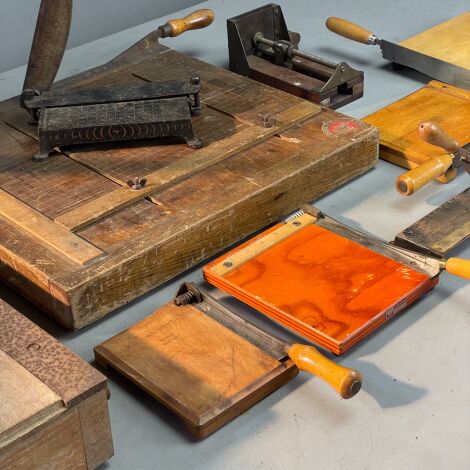 Vintage Guillotine Paper Cutters - RENTAL ONLY