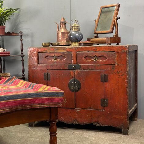 Oriental Shellac Cabinet - RENTAL ONLY