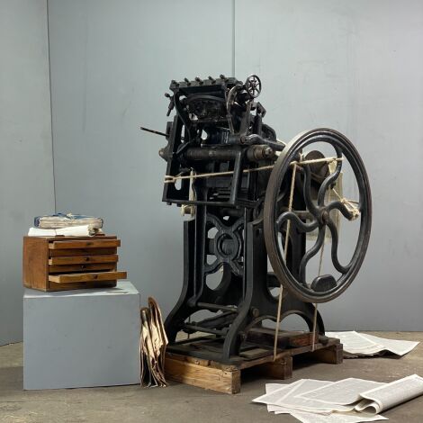 Treadle Operated Printing Press - RENTAL ONLY
