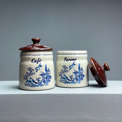 Ceramic Kitchen Canisters - RENTAL ONLY
