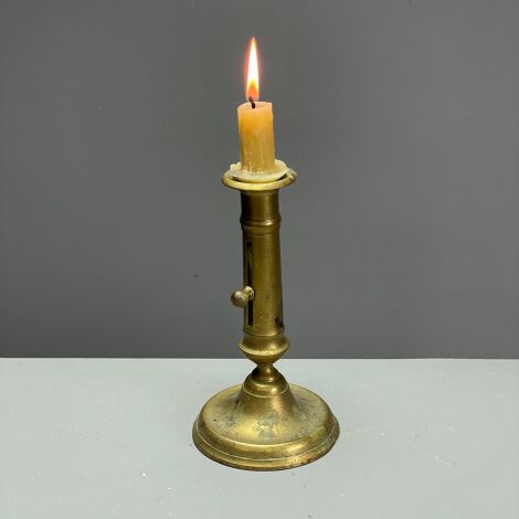 www.brandonthatchers.co.uk Brass Candlestick with Slider 1 Brass Candlestick with Slider - RENTAL ONLY