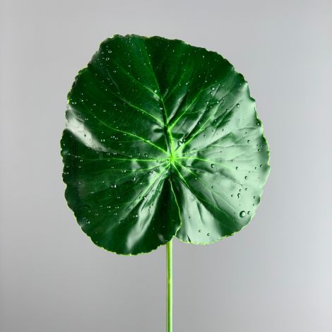 Lotus Leaf Raindrop, 76 cm tall, artificial foliage, poseable stem