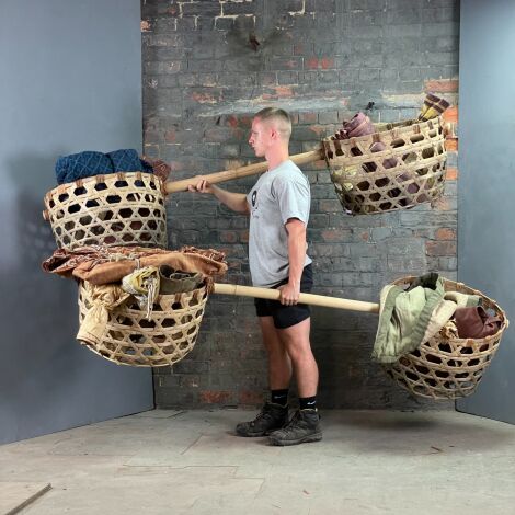Faster-Peasant Bamboo Baskets - RENTAL ONLY