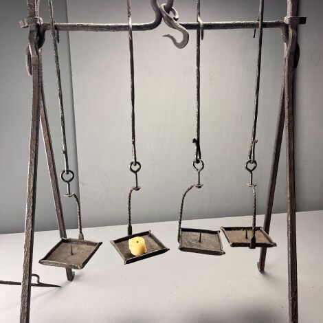 Wrought Iron Hanging candle Lamp - RENTAL ONLY