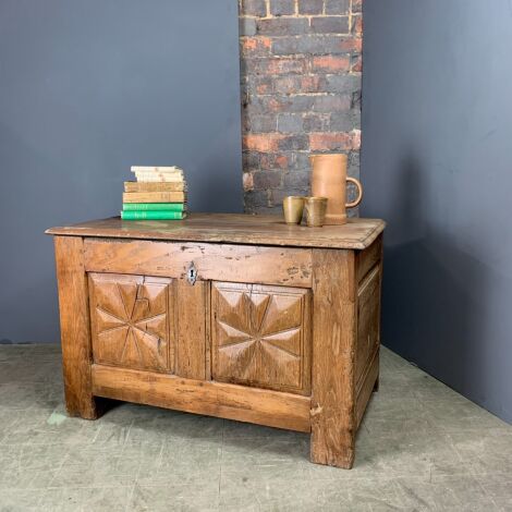 Rustic Oak Chest - RENTAL ONLY