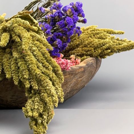 Amaranthus Field, approx. 80 cm long by 15 cm wide bunch of natural dried floral decoration