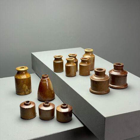 www.brandonthatchers.co.uk Brown Glaze Bottles/Ink Bottles 1 Brown Glaze Ink Wells - RENTAL ONLY