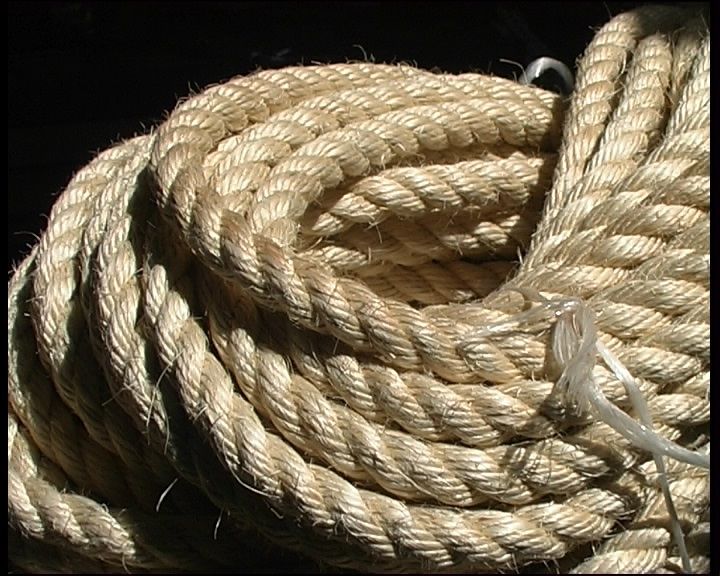 Sisal Rope, 12, 18, 24 or 32 mm diameter
