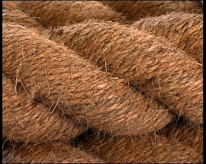 Coir Rope, 12, 18, 24 or 32 mm diameter