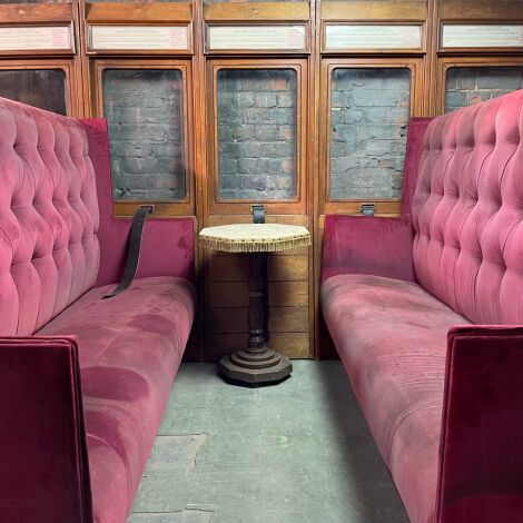 Steam Train Compartment Interior Elements (20 Seats/ 11 Doors available) - RENTAL ONLY