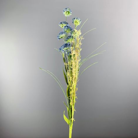 Wildflower, Cornflower, Blue, 53cm tall artificial flower & foliage