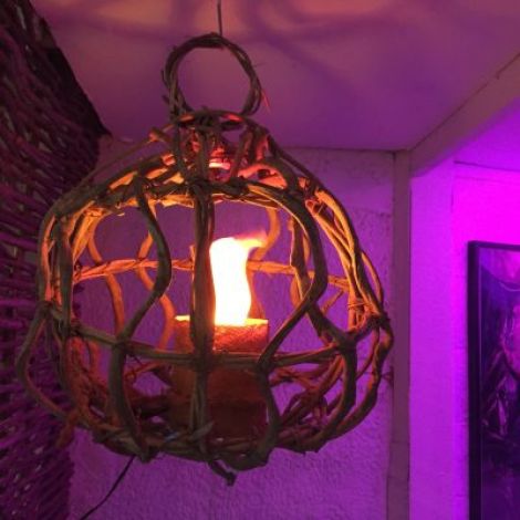 Flaming Vine Ball Torches - RENTAL ONLY
