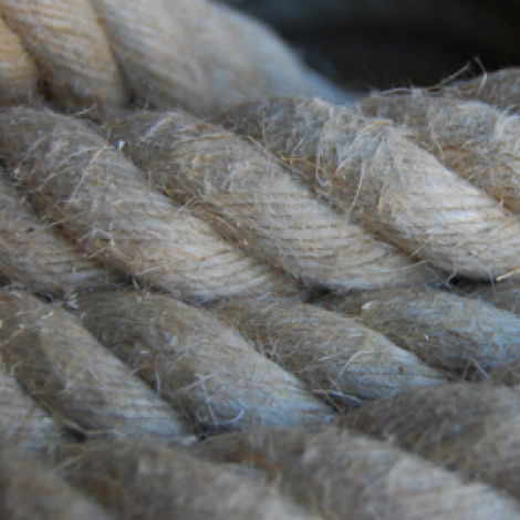 Hemp Rope, 12, 18, 24 or 32 mm diameter available. Natural wound rope