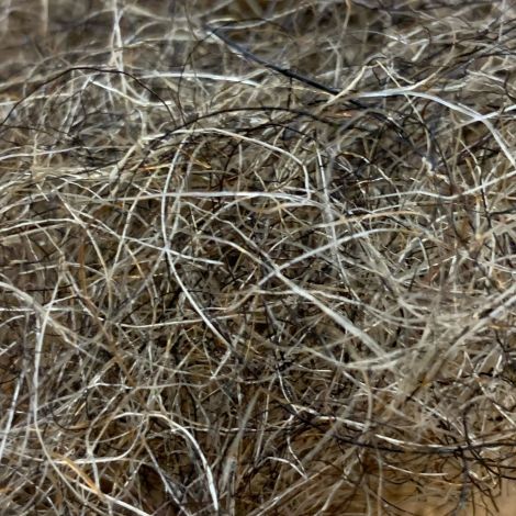 Horse/Hog & Cattle Tail Hair x 1 kg, traditional natural packing material, used for shipping containers to saddle construction