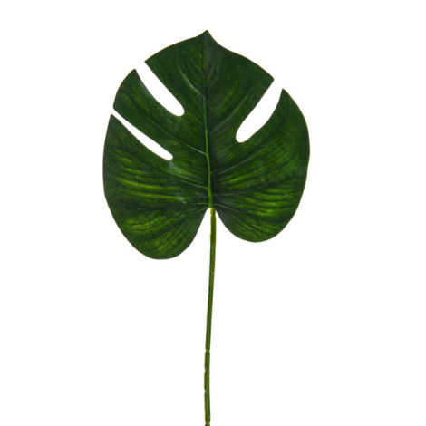 Cheese Plant Leaf, 26cm artificial leaf pack of six