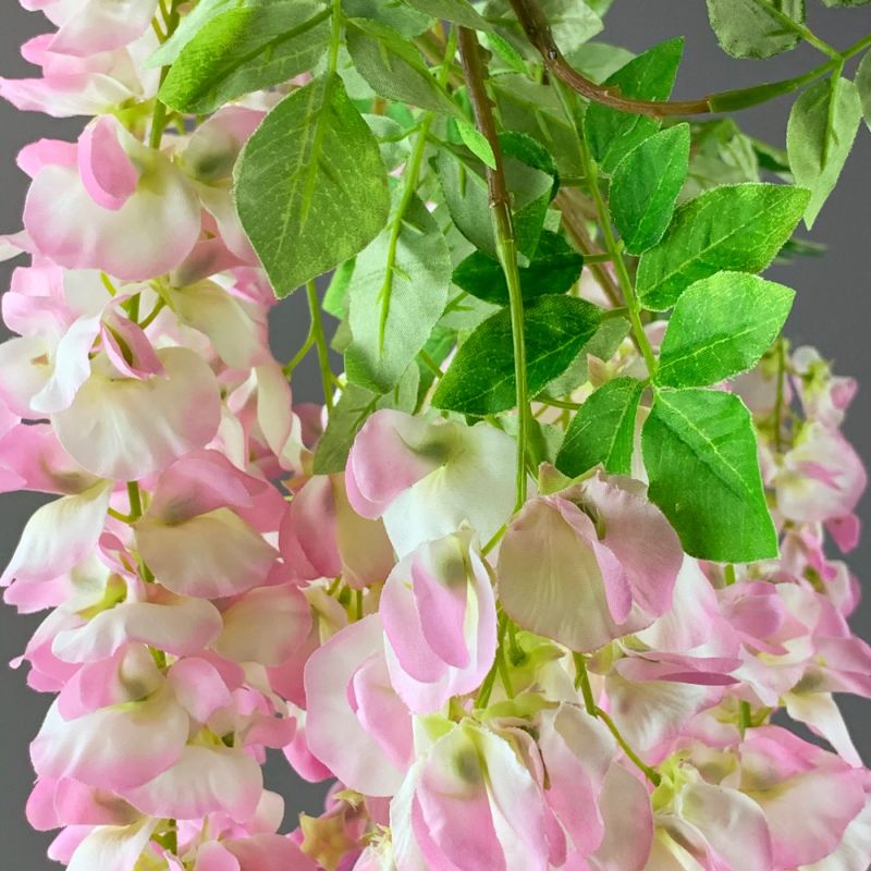 Wisteria Stem, Pink, 107cm long artificial flowers and bloom Brandon Thatchers