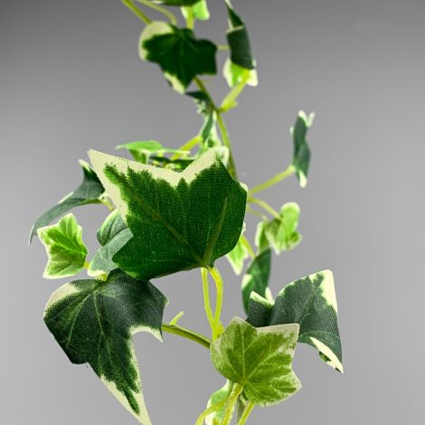 Ivy Garland Variegated Leaf, 185cm long, artificial with poseable stem