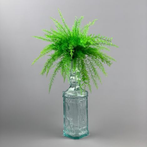 Fern Vivid Green, preserved, approx. 20 cm length, 20 cm spread