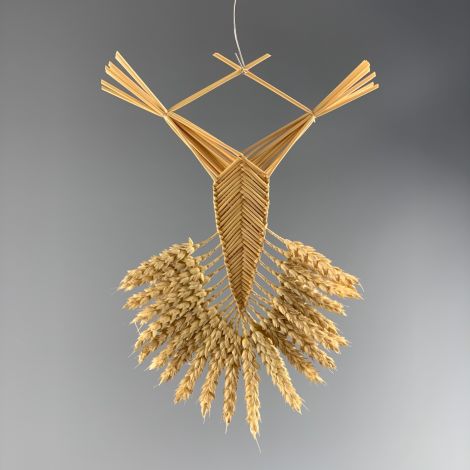 Corn doll - www.BrandonThathers.co.uk Corn Doll. Welsh Border Fan approx. 30 cm by 15 cm. Grown and hand made in the UK