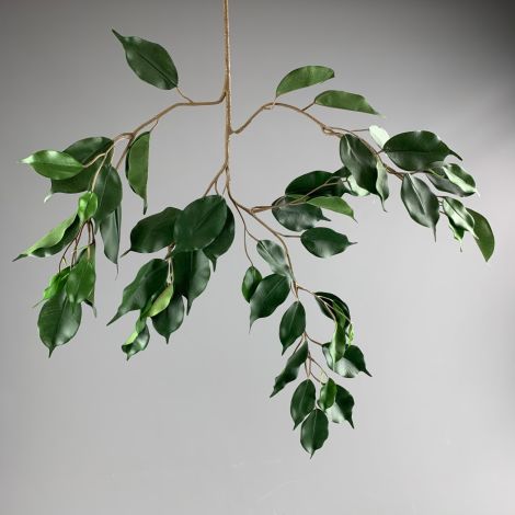 Ficus Fire Retardant Foliage, 75 cm long, 40 leaves, poseable stems