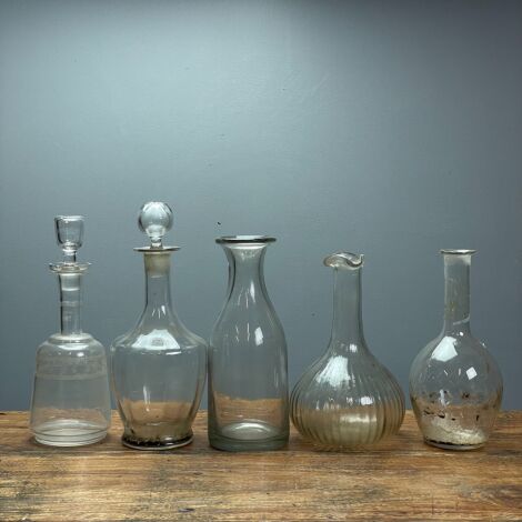 Glass Decanters and Carafes - RENTAL ONLY