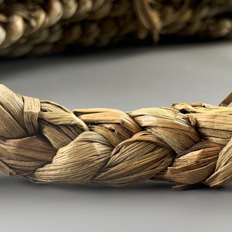 Mendong Rough Plaited Rush Hank Rope, Twine x 65 m (2 kg weight)