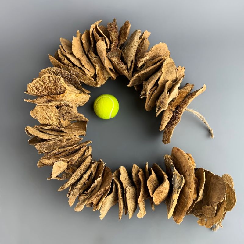 Sponge Mushroom Garland approx. 100 cm long