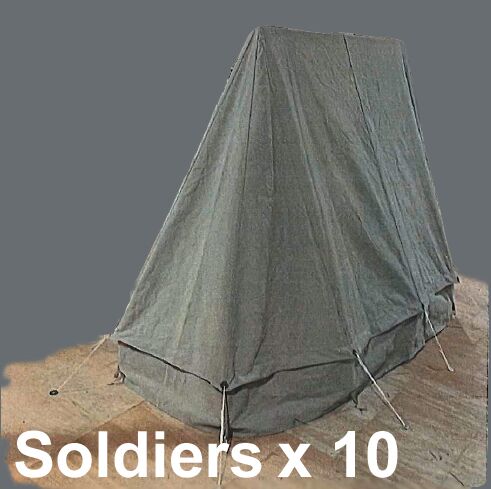 Vintage Military Tents - RENTAL ONLY - Brandon Thatchers