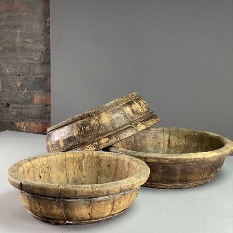 Wooden Bowls (Set of 3) - RENTAL ONLY