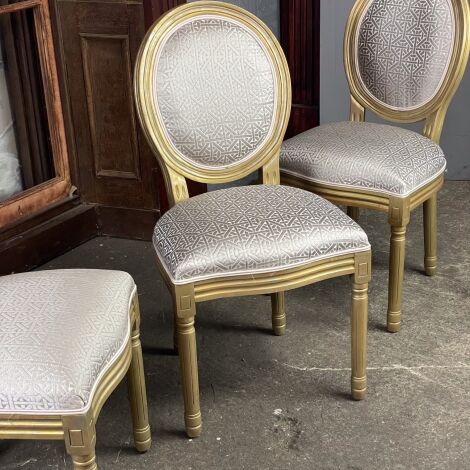 Gilt Chandelle Chairs - RENTAL ONLY