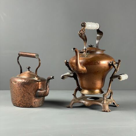 Victorian Copper Tea Pots - RENTAL ONLY