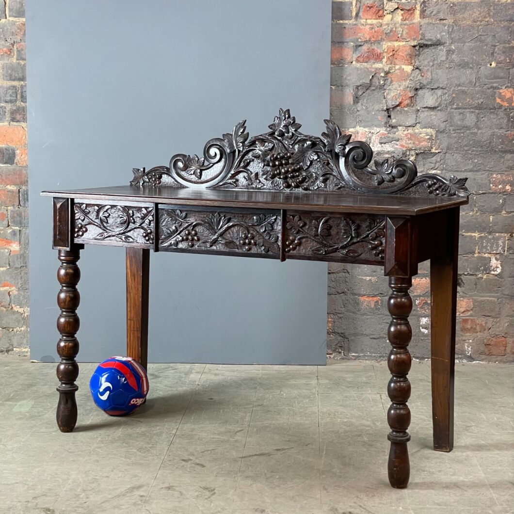 Period Carved Writing Desk RENTAL ONLY Brandon Thatchers