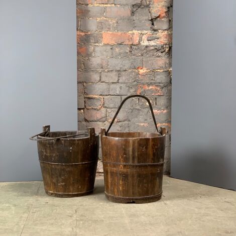 Antique Wooden Buckets - RENTAL ONLY