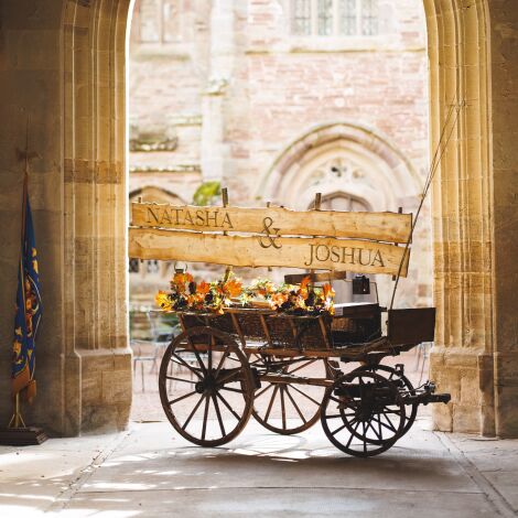 Brandon Thatchers Props Wicker Woven Cart - RENTAL ONLY