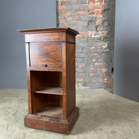 Antique Pedestal Cabinet - RENTAL ONLY