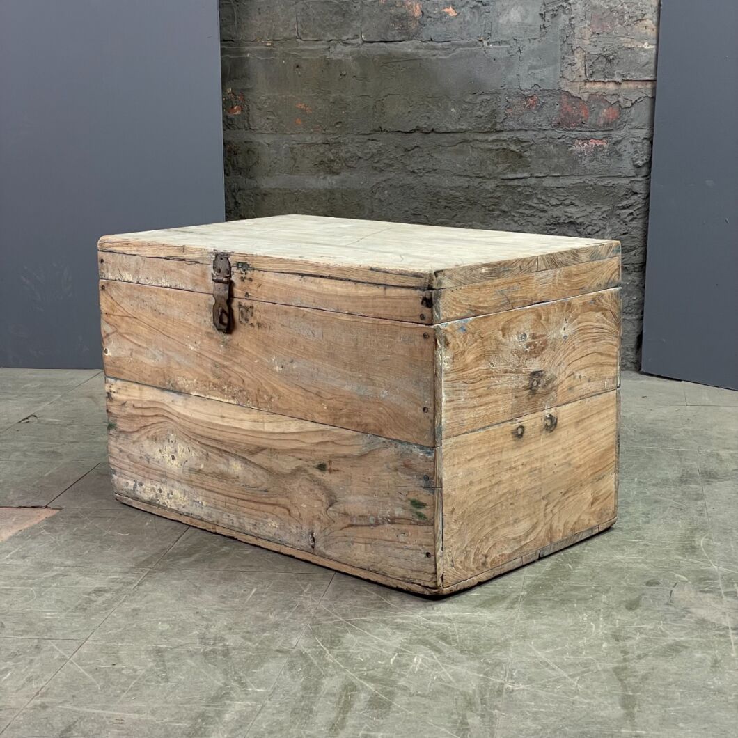 Bashed Box Bleached Beechwood Box - RENTAL ONLY - Brandon Thatchers