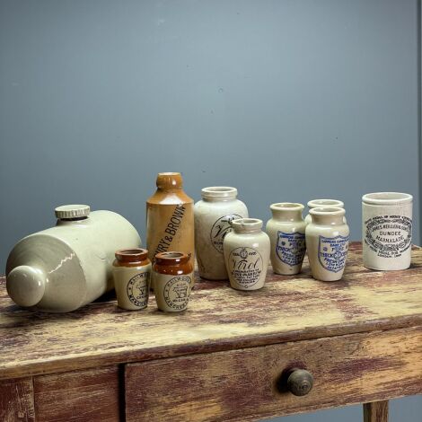 Glazed Stoneware Jars - RENTAL ONLY