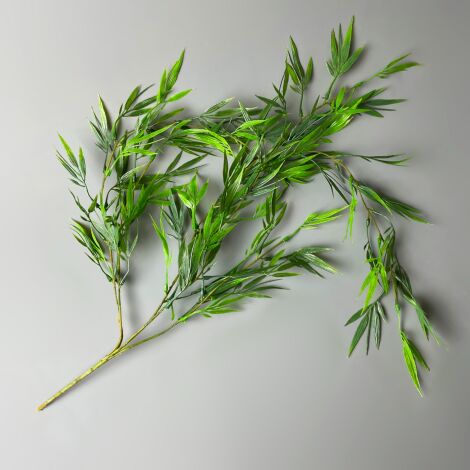 Bamboo Trailing Leaf Spray, 84 cm long, poseable stems