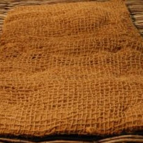 Stuffed Coir Net Sack, approx. 2 m long x 80 cm wide x approx 12 cm height. Ideal baggage/cart dressing